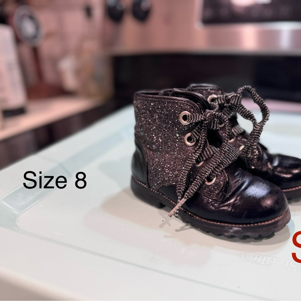 Black boots Glitter